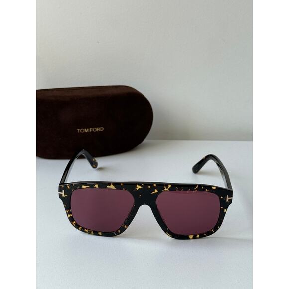 NEW Tom Ford FT0777 Thor Unisex Sunglasses in Havana Brown - Picture 5 of 7